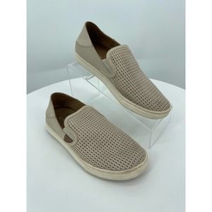 OluKai Womens Pehuea Loafers Tan Size 7